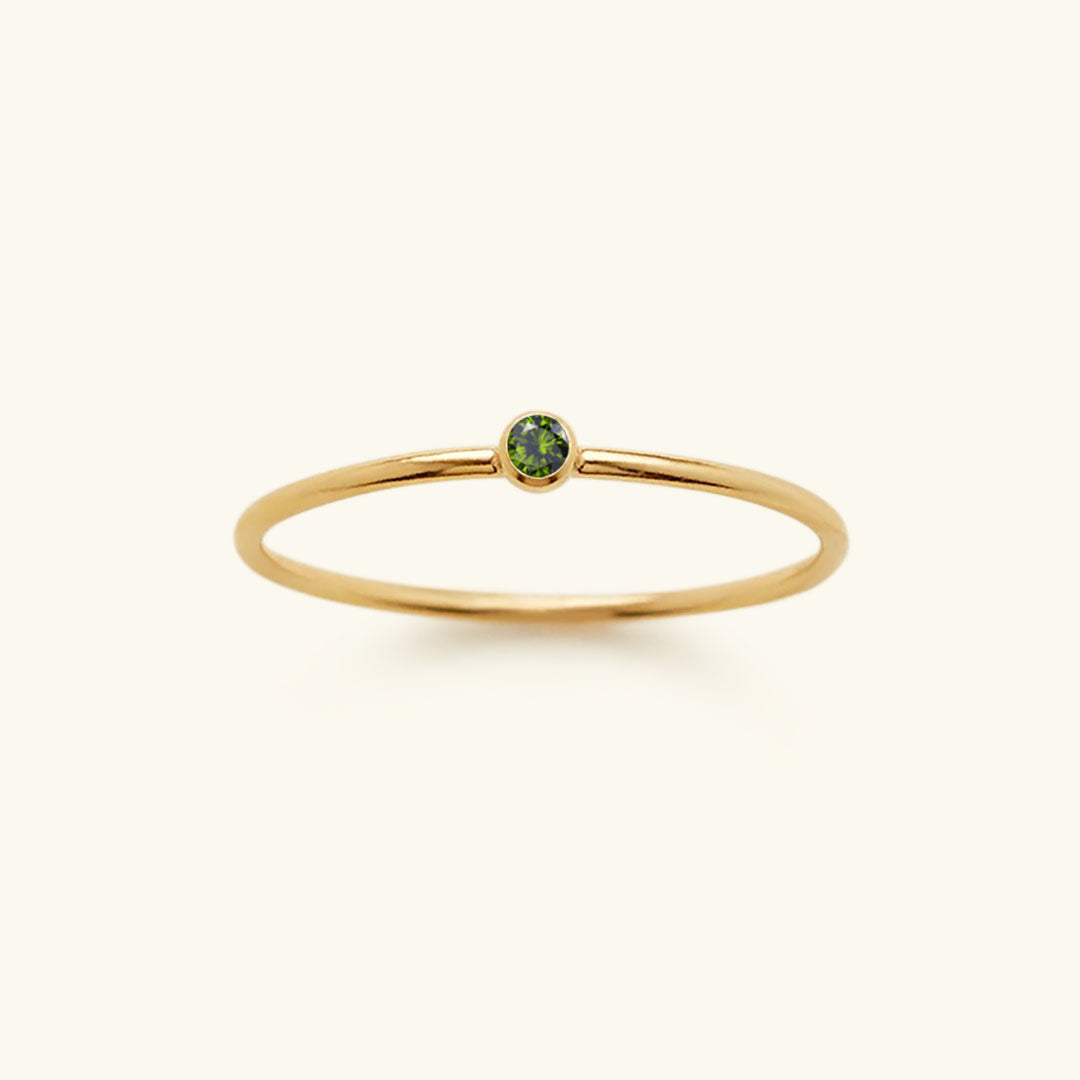 Amelia Birthstone Stacker Anel