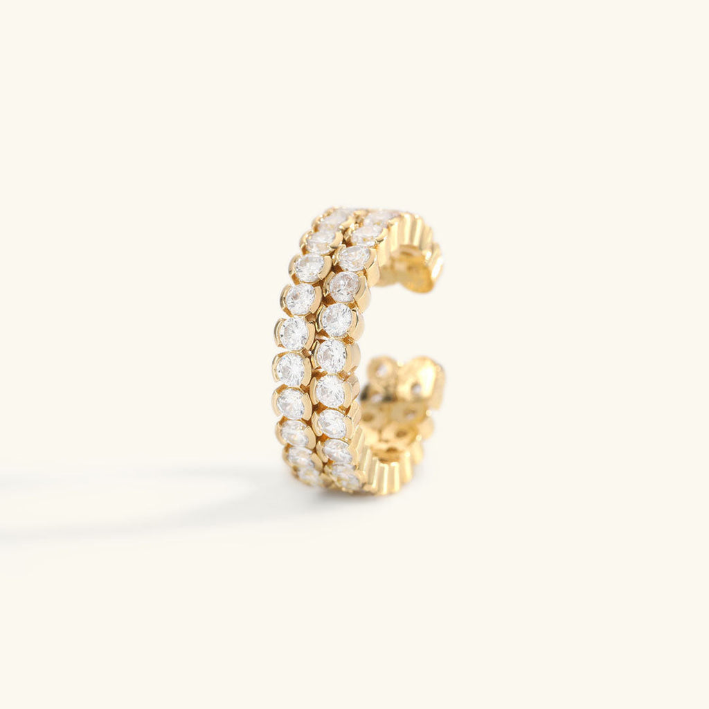 Cassandra Studded Ouro Anel