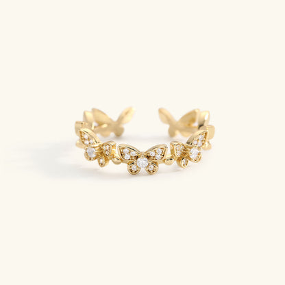 Colleen Butterfly Ouro Anel