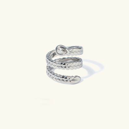 Davina Ouro Serpent Anel
