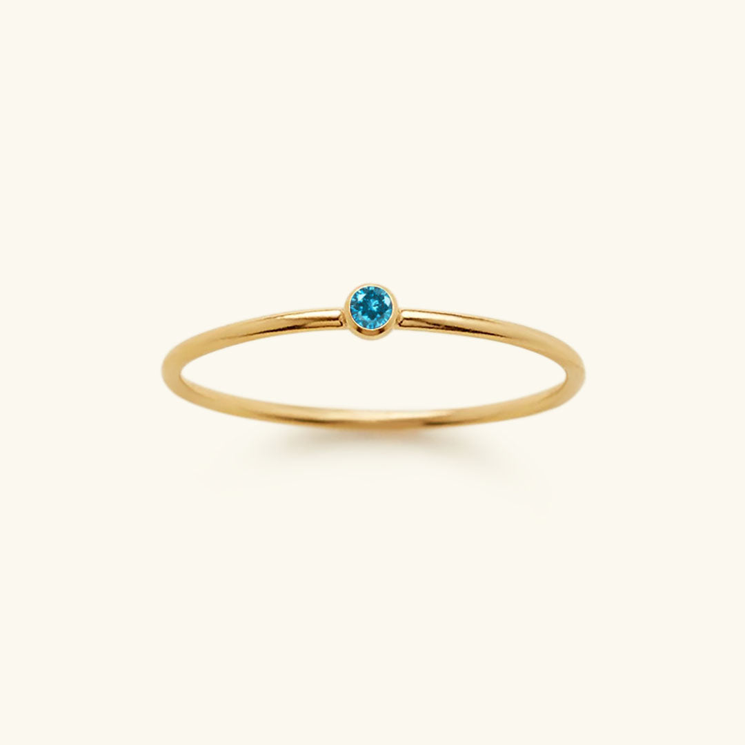 Amelia Birthstone Stacker Anel