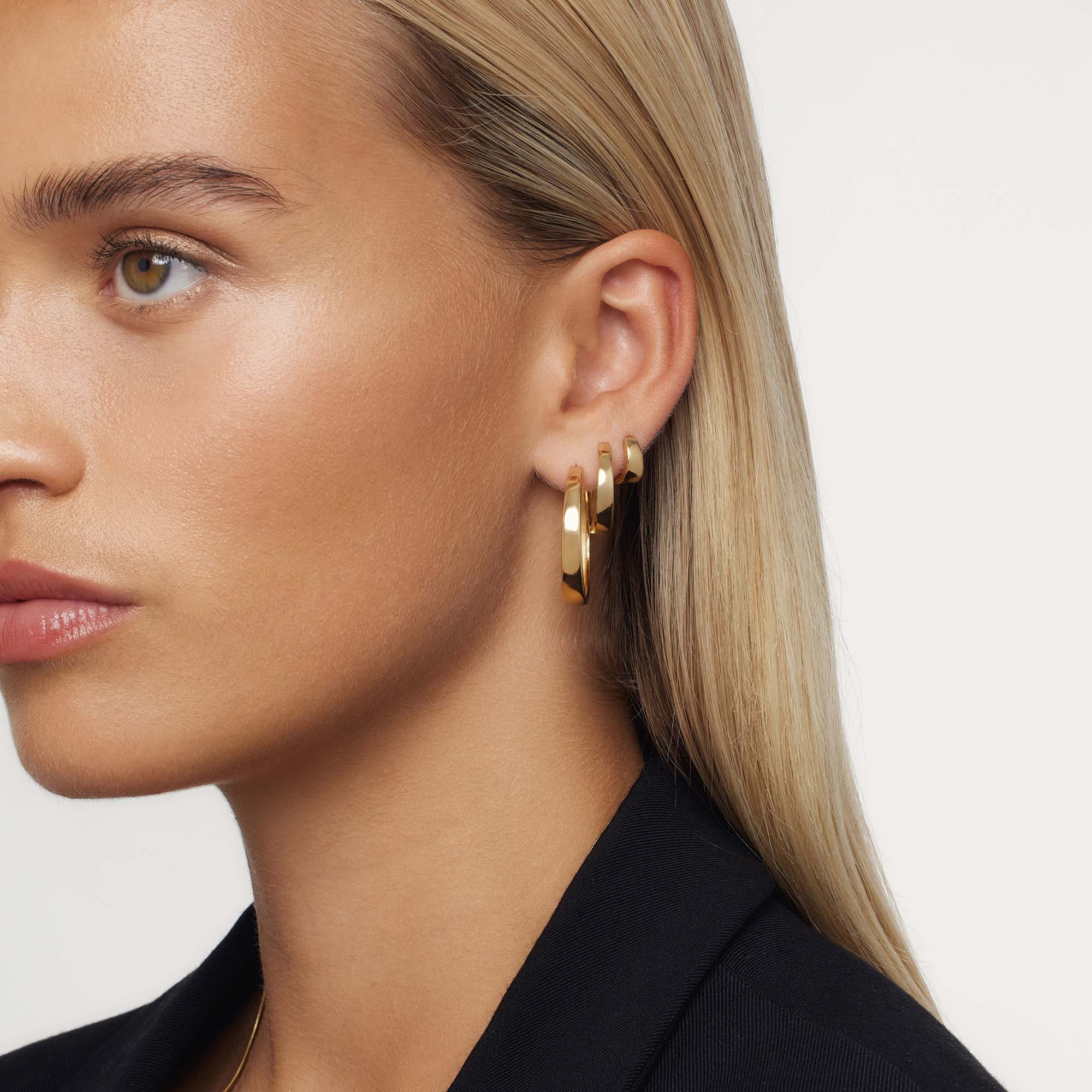 Gia Statement Argolas | Ouro