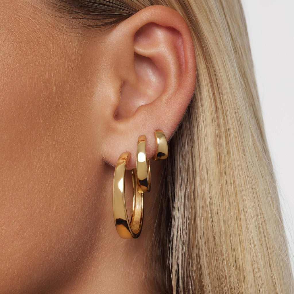 Gia Statement Argolas | Ouro