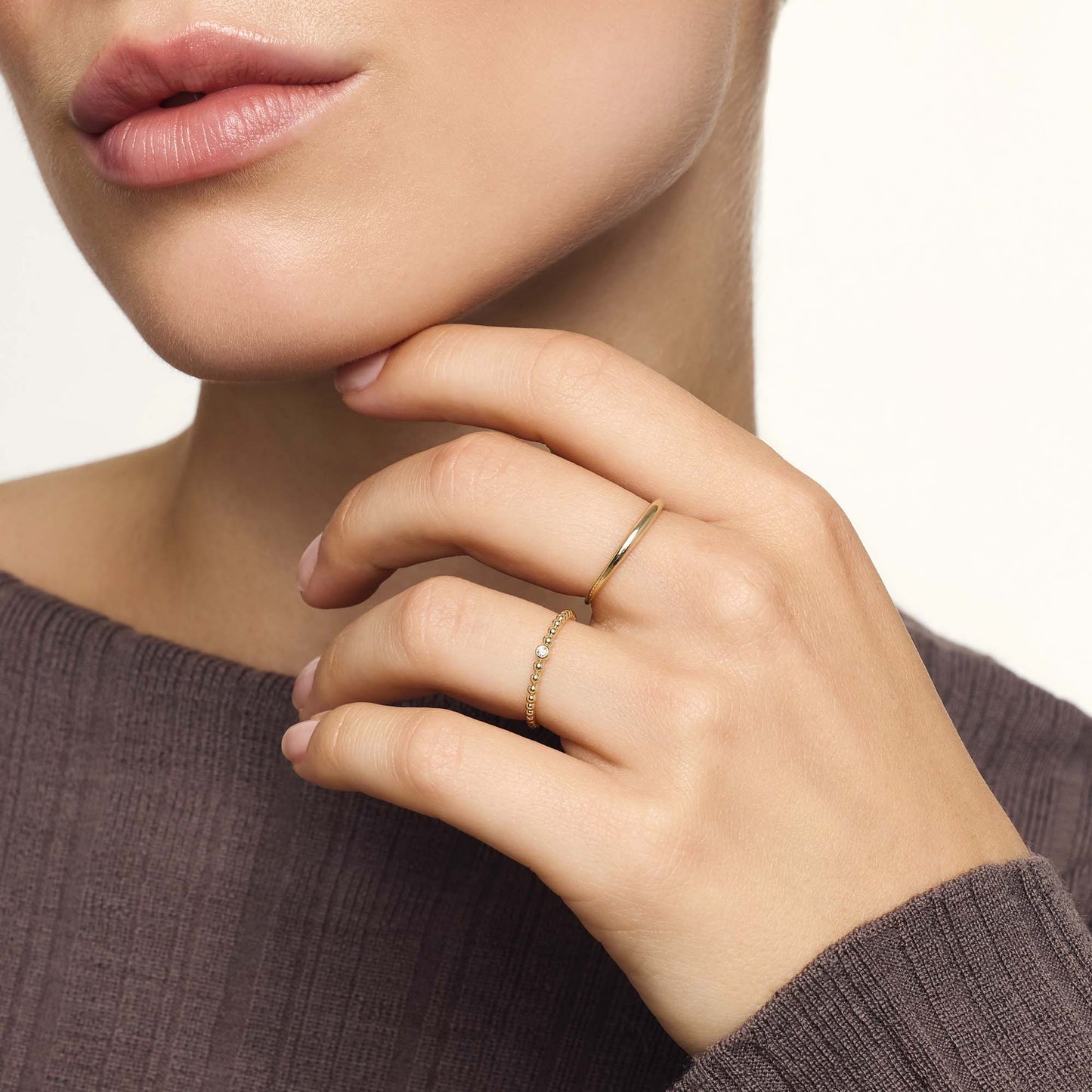 Slim Dome Anel | Ouro