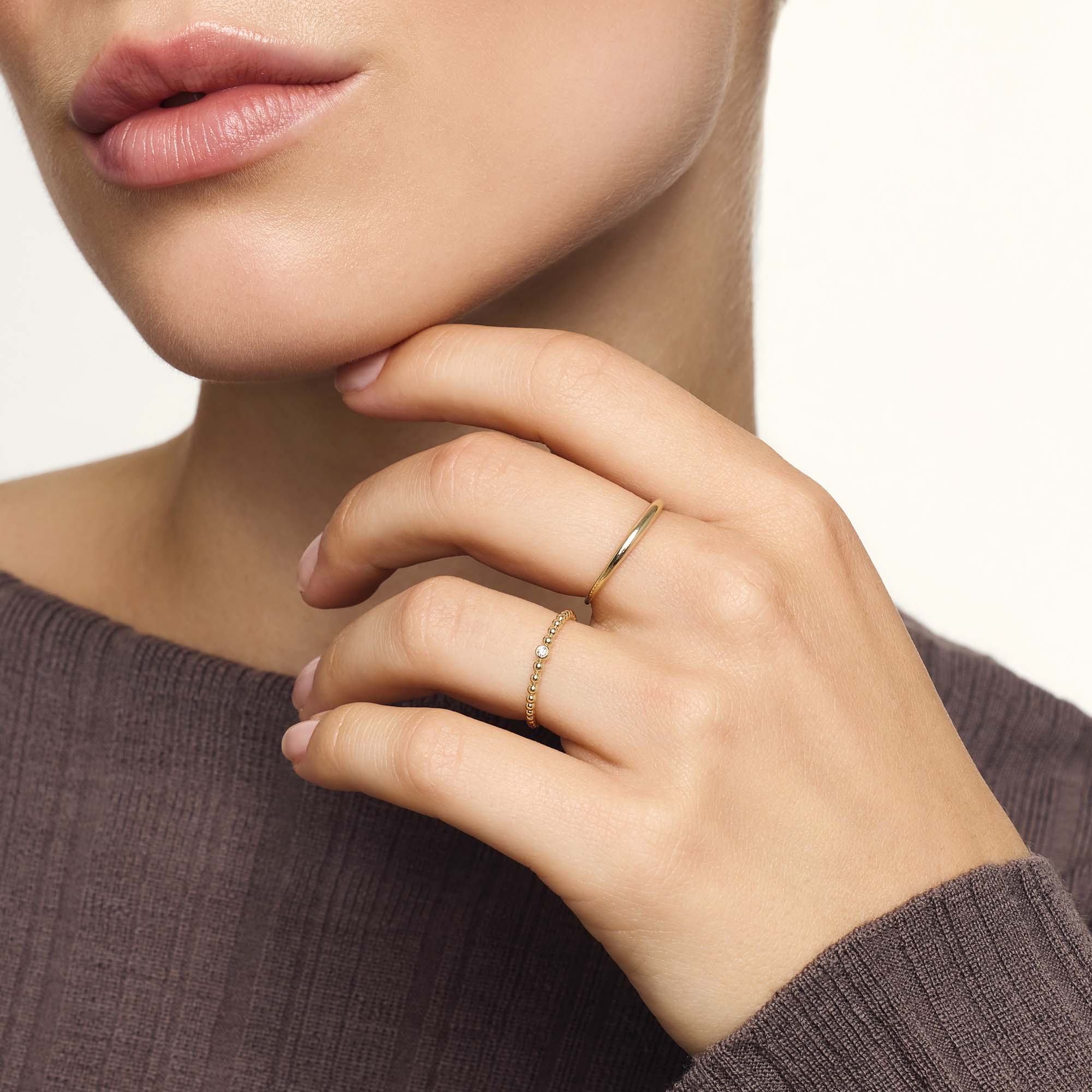 Slim Dome Anel | Ouro