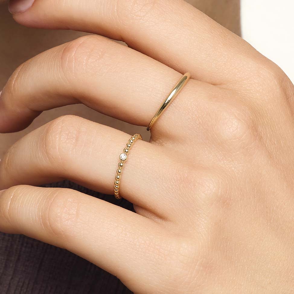 Slim Dome Anel | Ouro