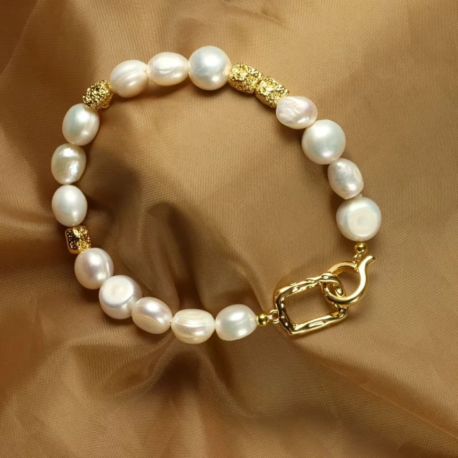 Freshwater Baroque Pérolas Pulseira