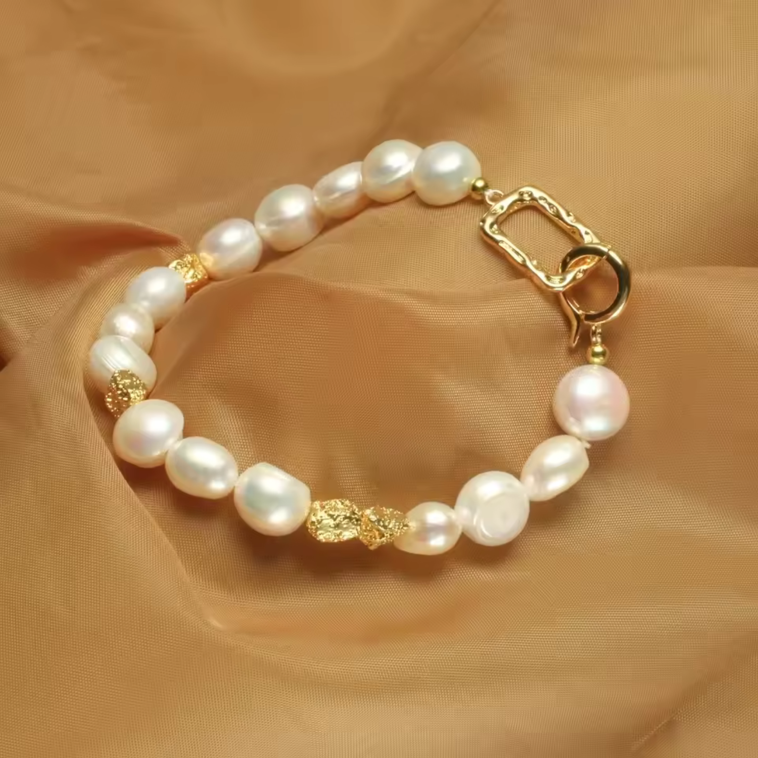 Freshwater Baroque Pérolas Pulseira