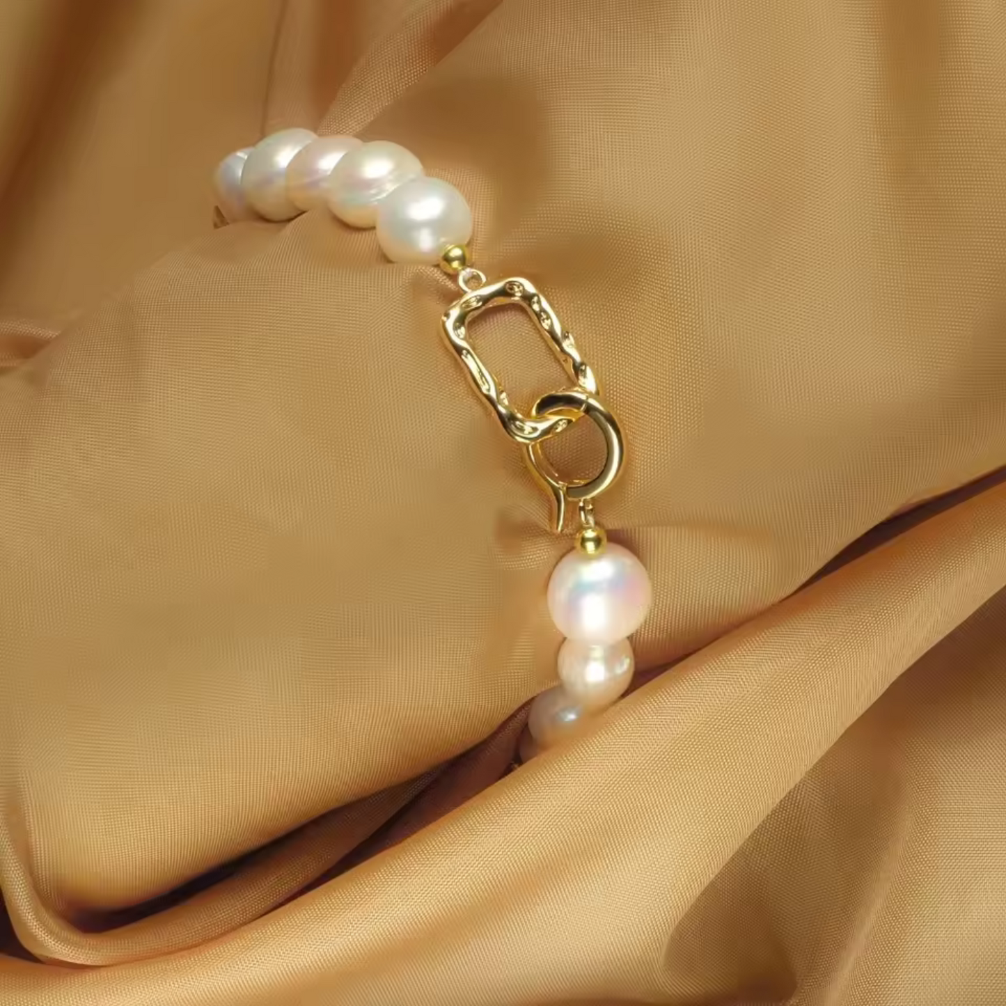 Freshwater Baroque Pérolas Pulseira