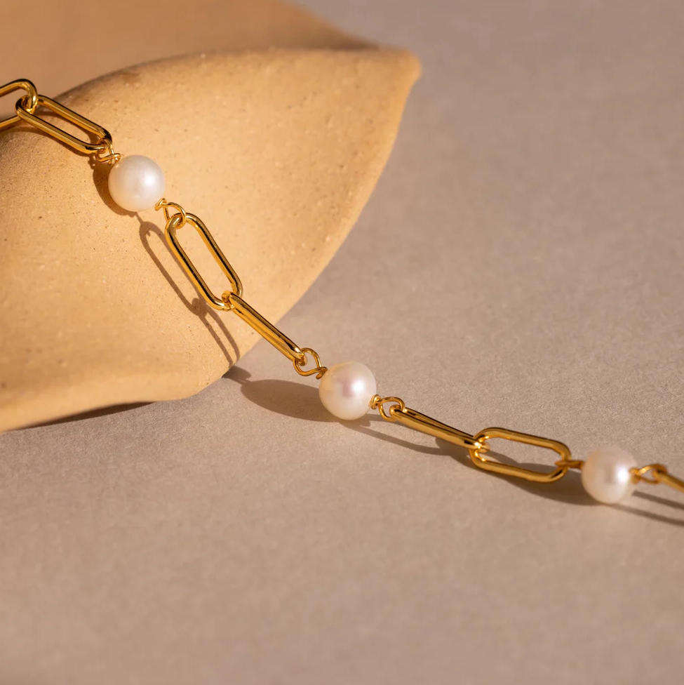 Sophisticated Pérola Chain Pulseira