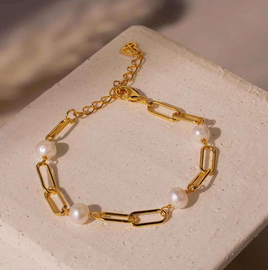 Sophisticated Pérola Chain Pulseira