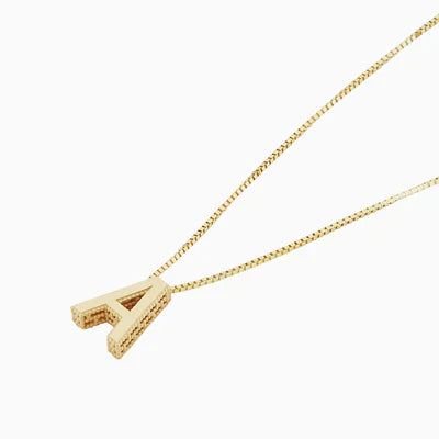 Love letter initial colar | Ouro
