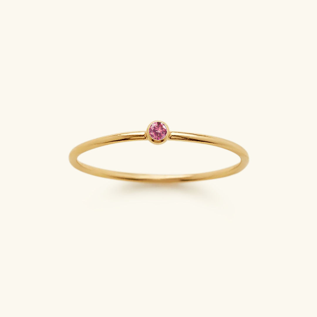 Amelia Birthstone Stacker Anel