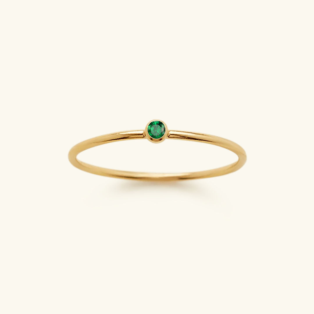 Amelia Birthstone Stacker Anel
