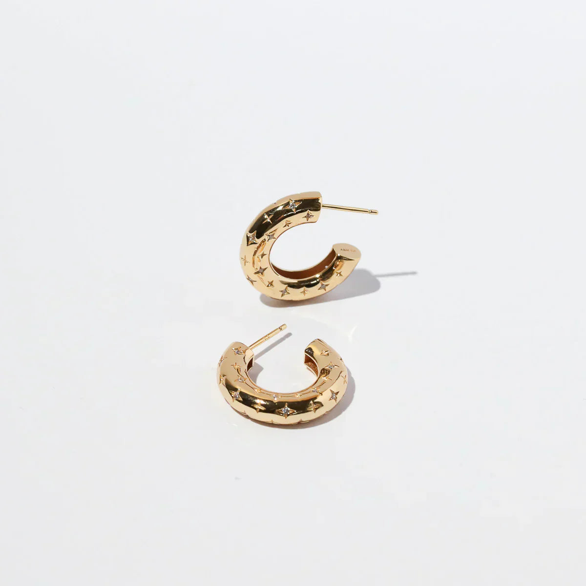 Cosmic Brincos de Argola | Ouro