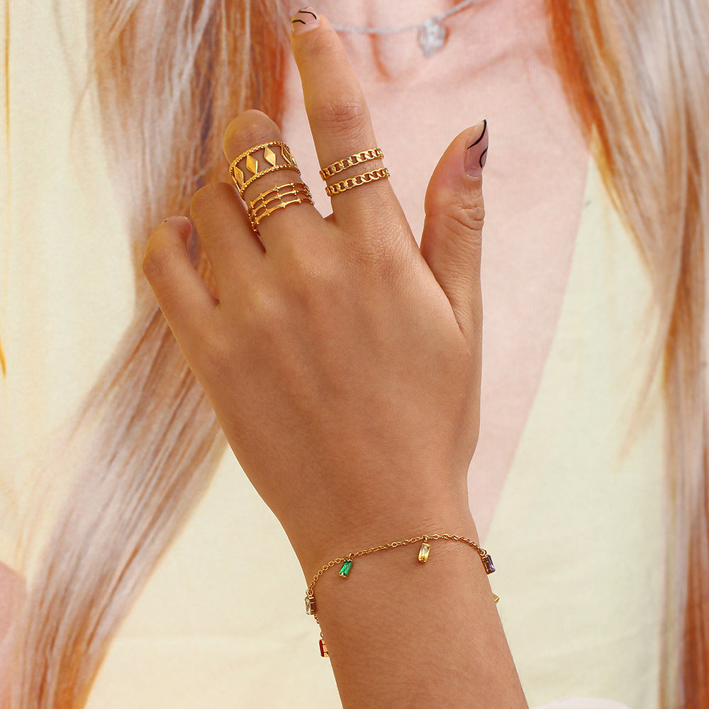 Josephine Gemstone Pulseira