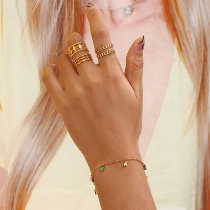 Josephine Gemstone Pulseira