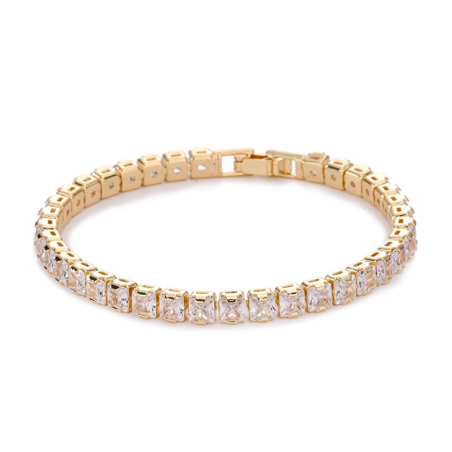 Square Pulseira Tennis | Ouro