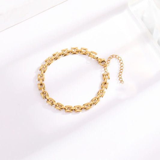 Timepiece Chain Pulseira | Ouro