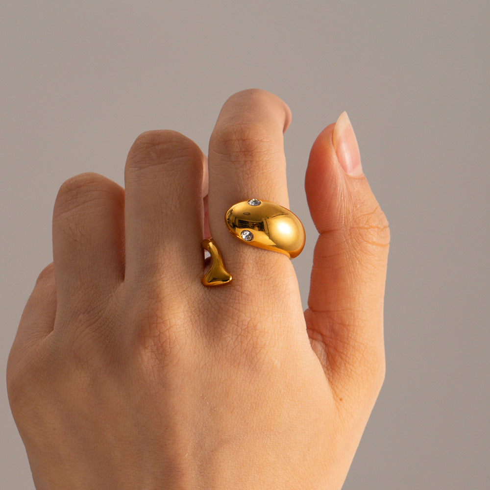 Etta Ouro Serpent Anel
