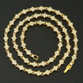 Classic Cluster Tennis Colar | Ouro