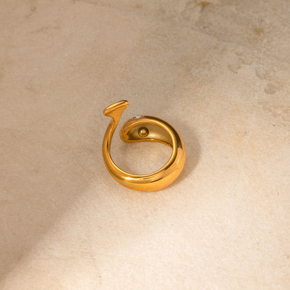 Etta Ouro Serpent Anel