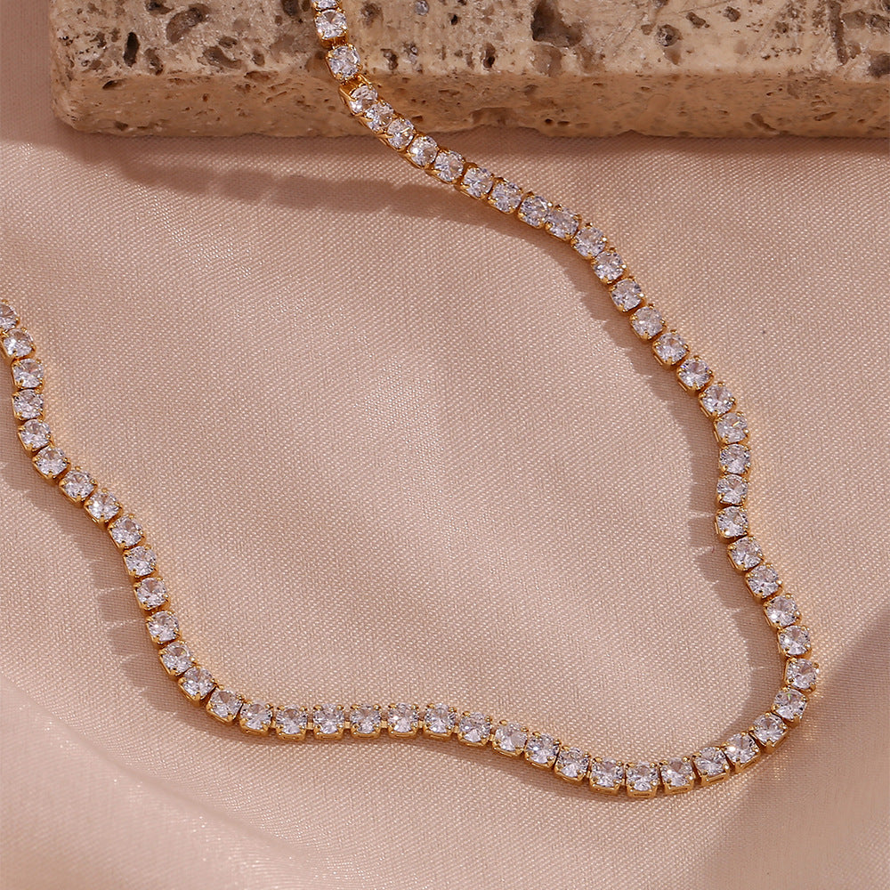Isolde Diamante Tennis Colar