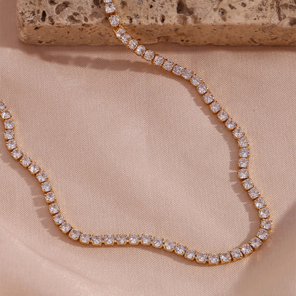 Isolde Diamante Tennis Colar