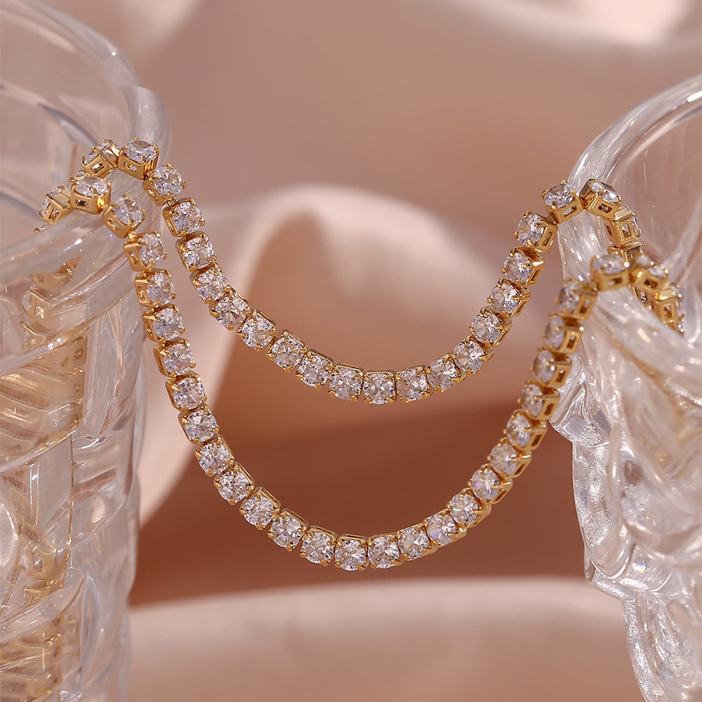 Isolde Diamante Tennis Colar
