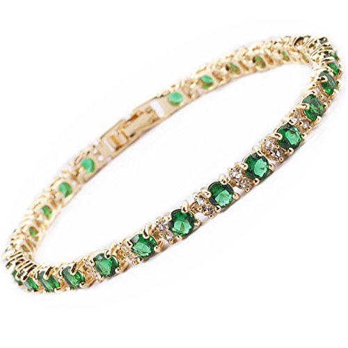 Esmeralda Trio Pulseira Tennis | Ouro