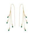 Calista Moreau Tassel Brincos | Ouro