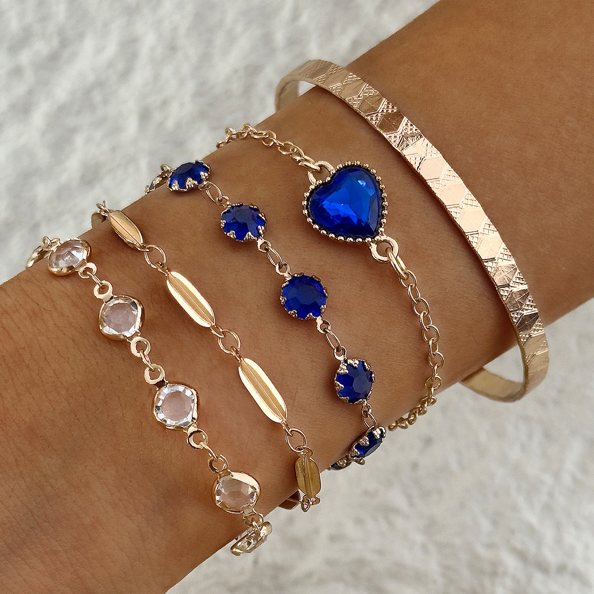 Aveline Northblue Conjunto de Pulseiras | Ouro