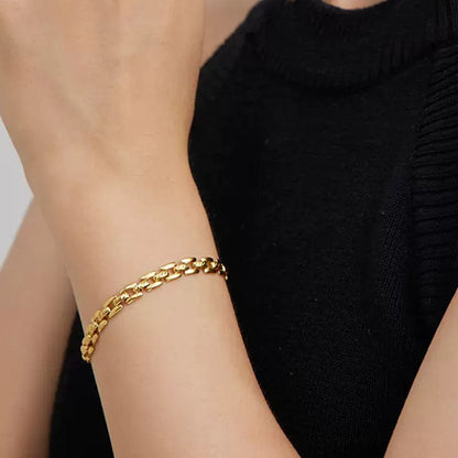 Timepiece Chain Pulseira | Ouro