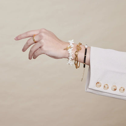 Link T-Bar Pulseira | Ouro