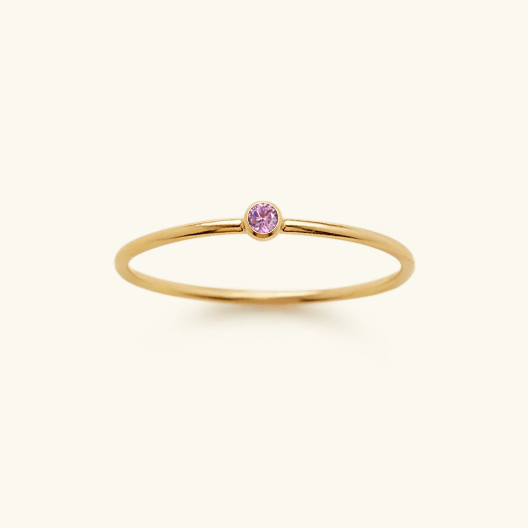 Amelia Birthstone Stacker Anel