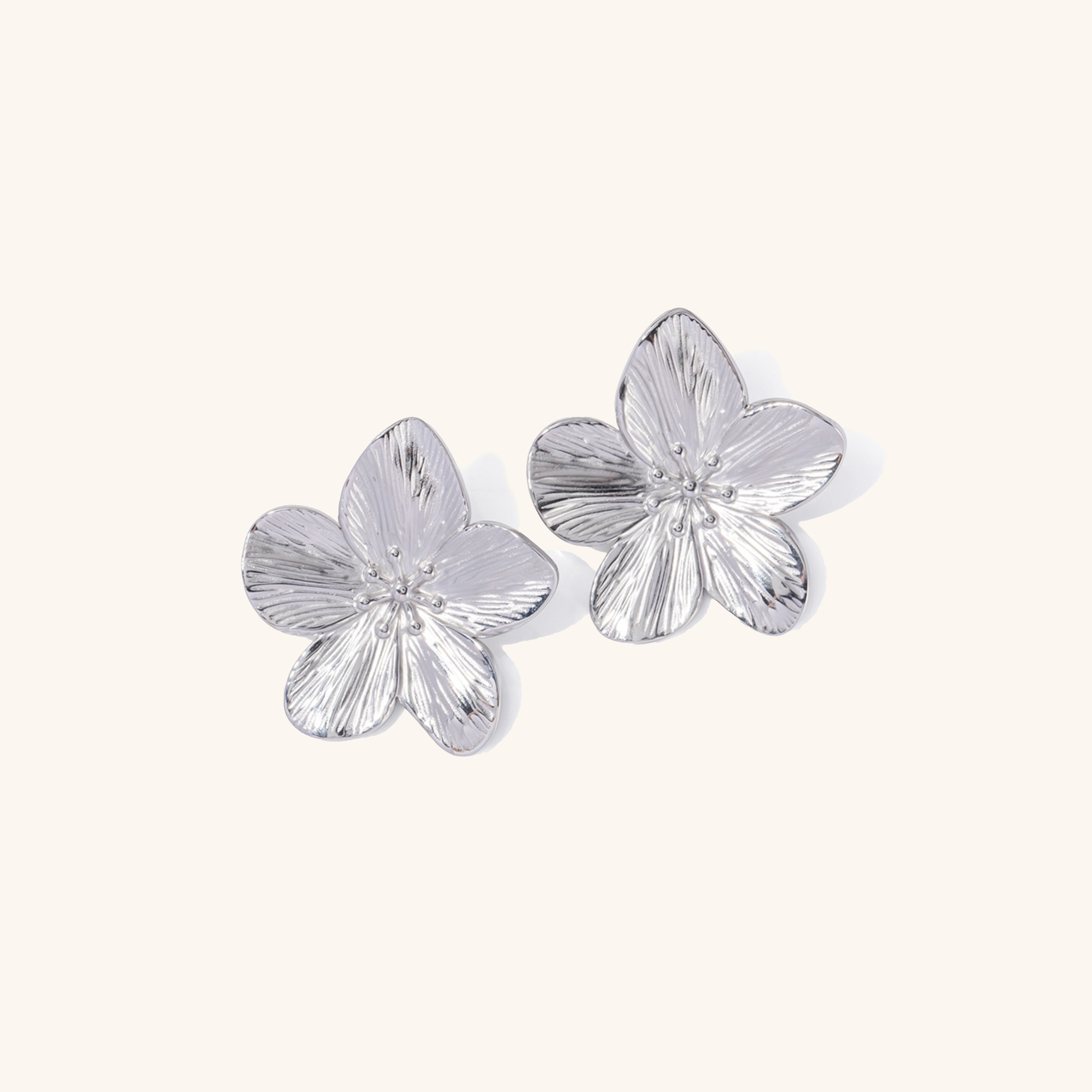 Alice Flower Ouro Brincos