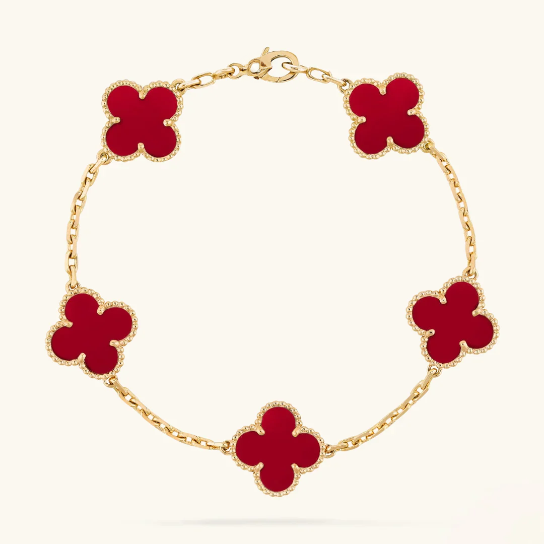 Clover Pulseira Red