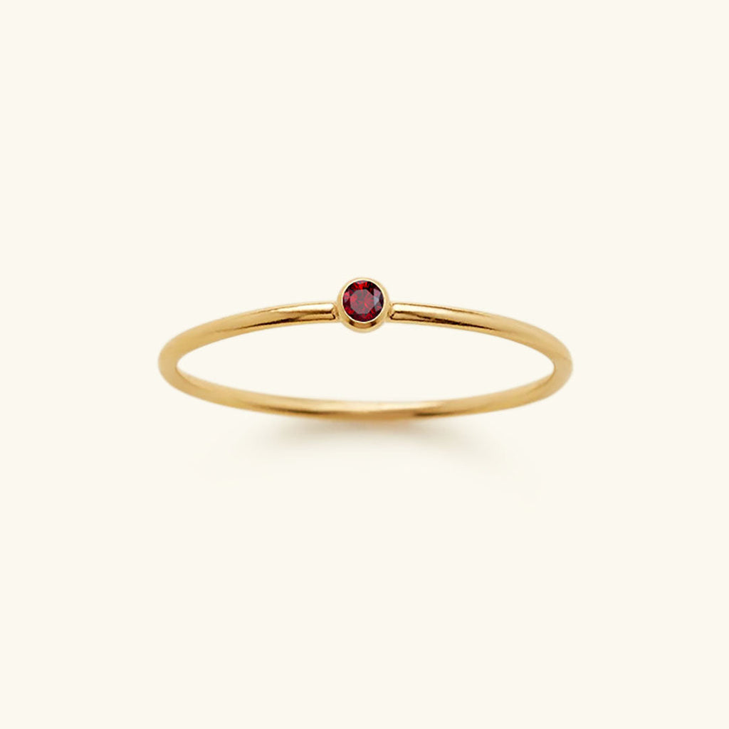 Amelia Birthstone Stacker Anel