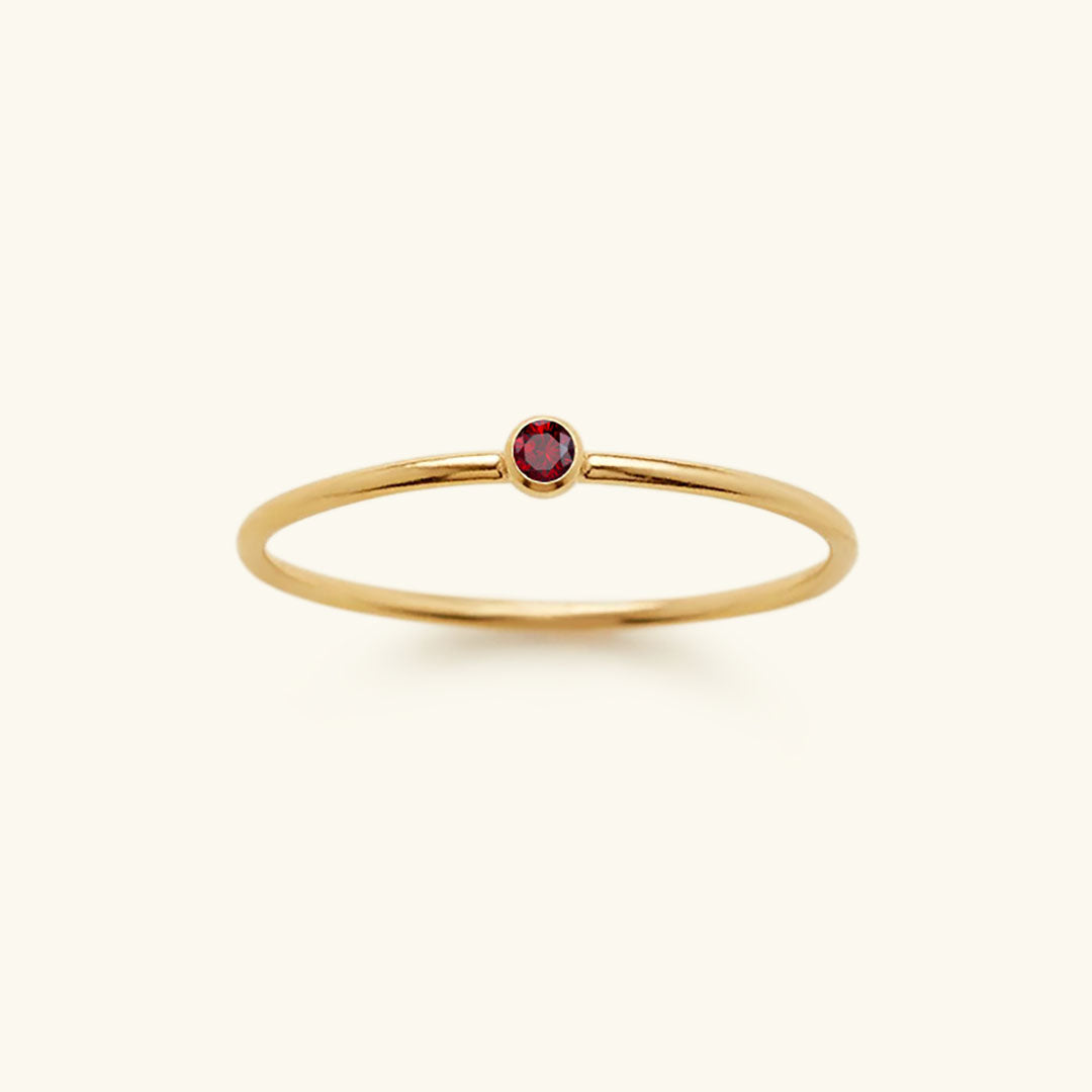 Amelia Birthstone Stacker Anel