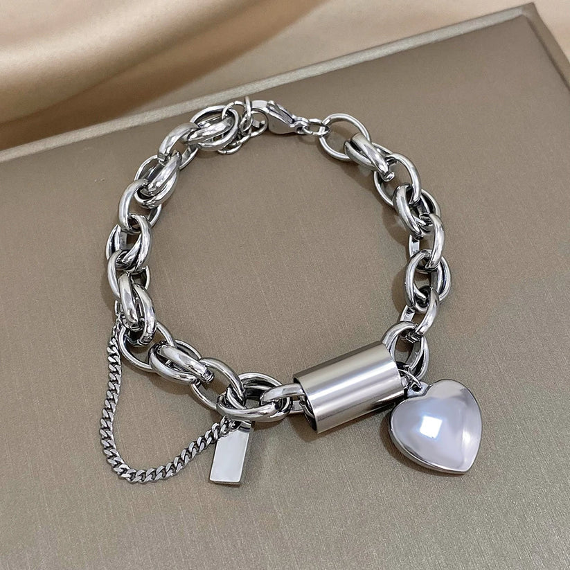 Heartened Chunky Pulseira | Ouro