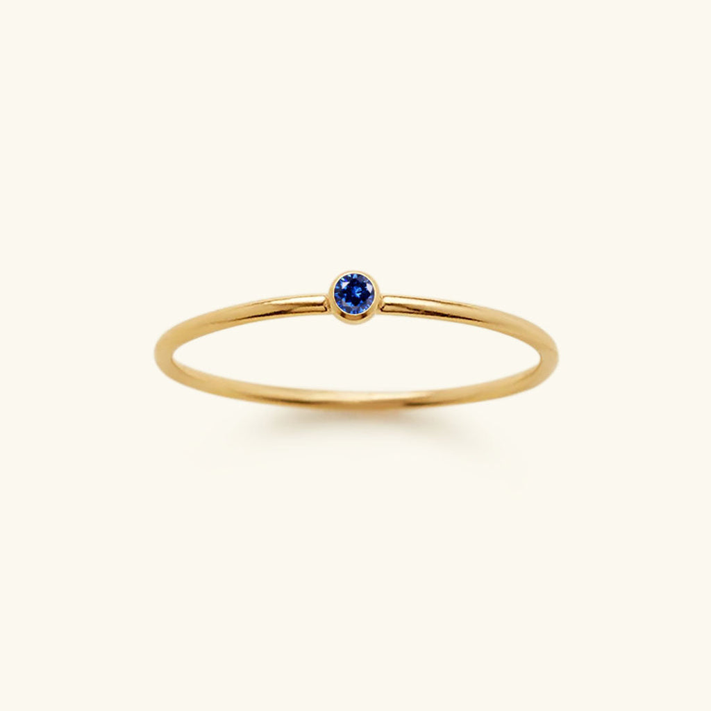 Amelia Birthstone Stacker Anel