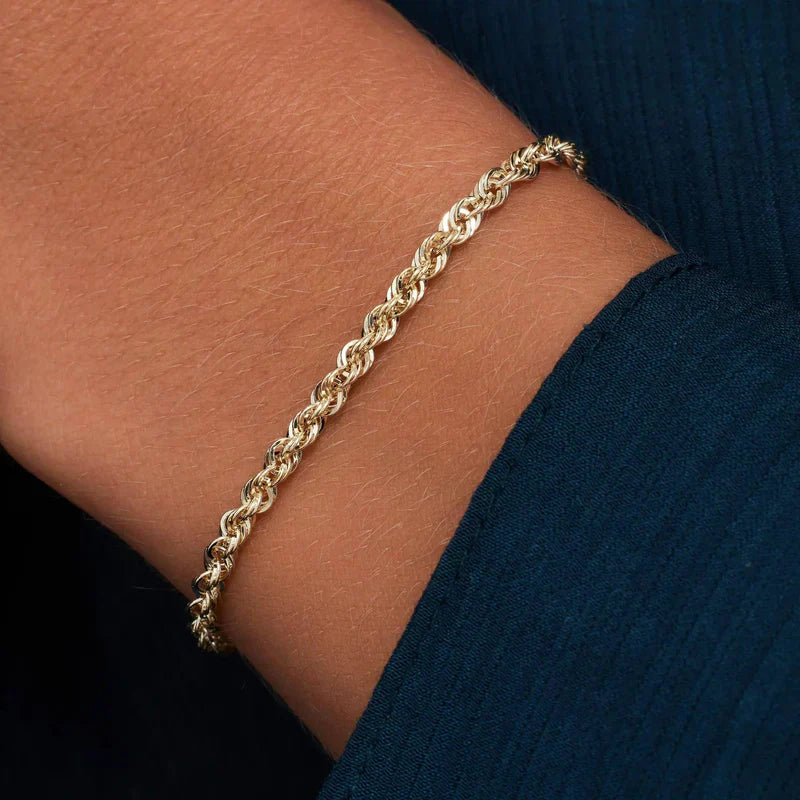 Twisted Chain Pulseira | Ouro