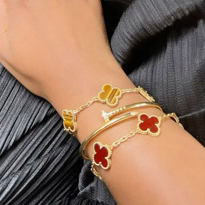 Clover Pulseira Red