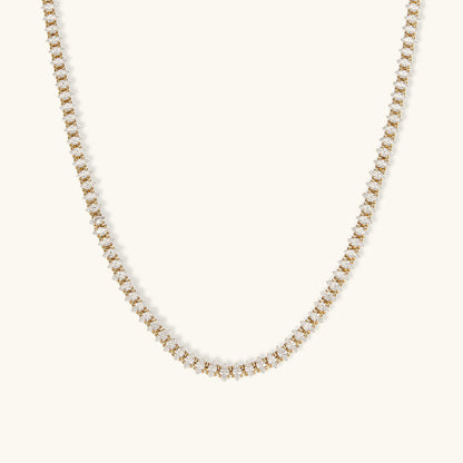 Wisteria Diamante Tennis Colar