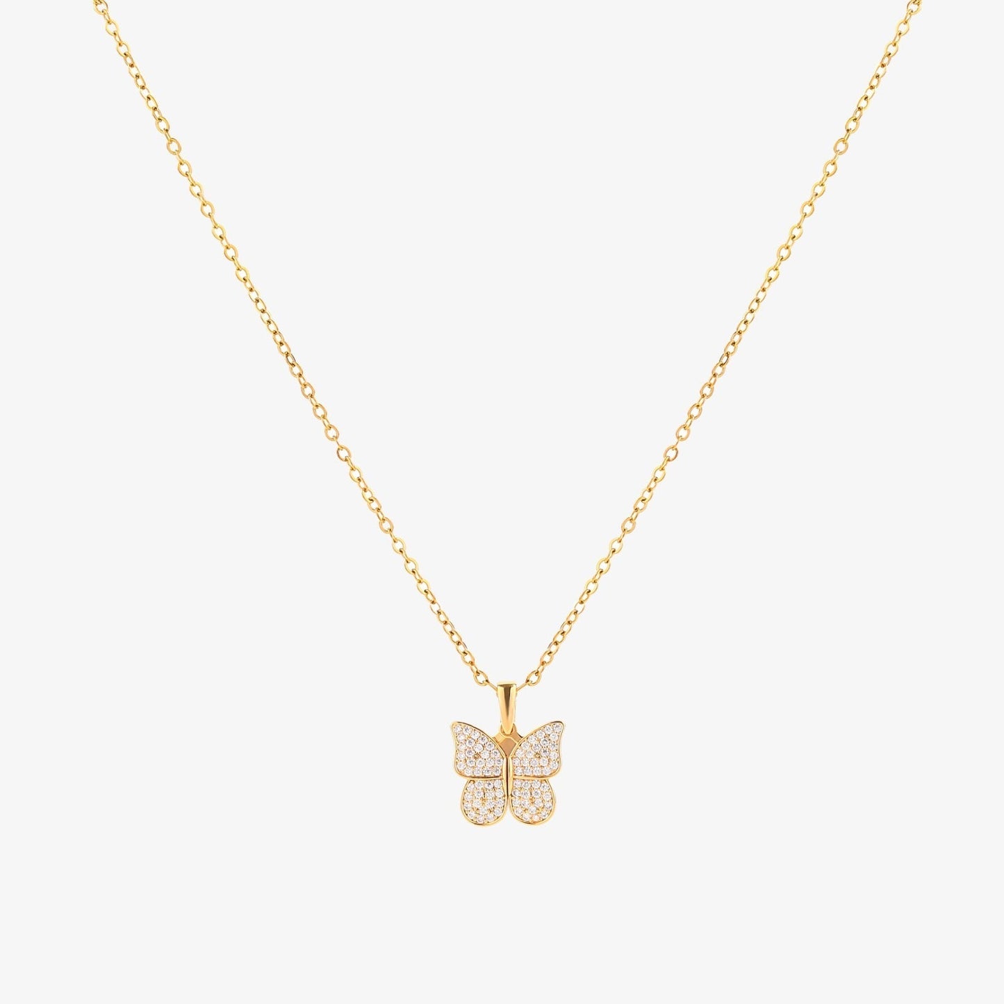 Radiant Butterfly Colar | Ouro