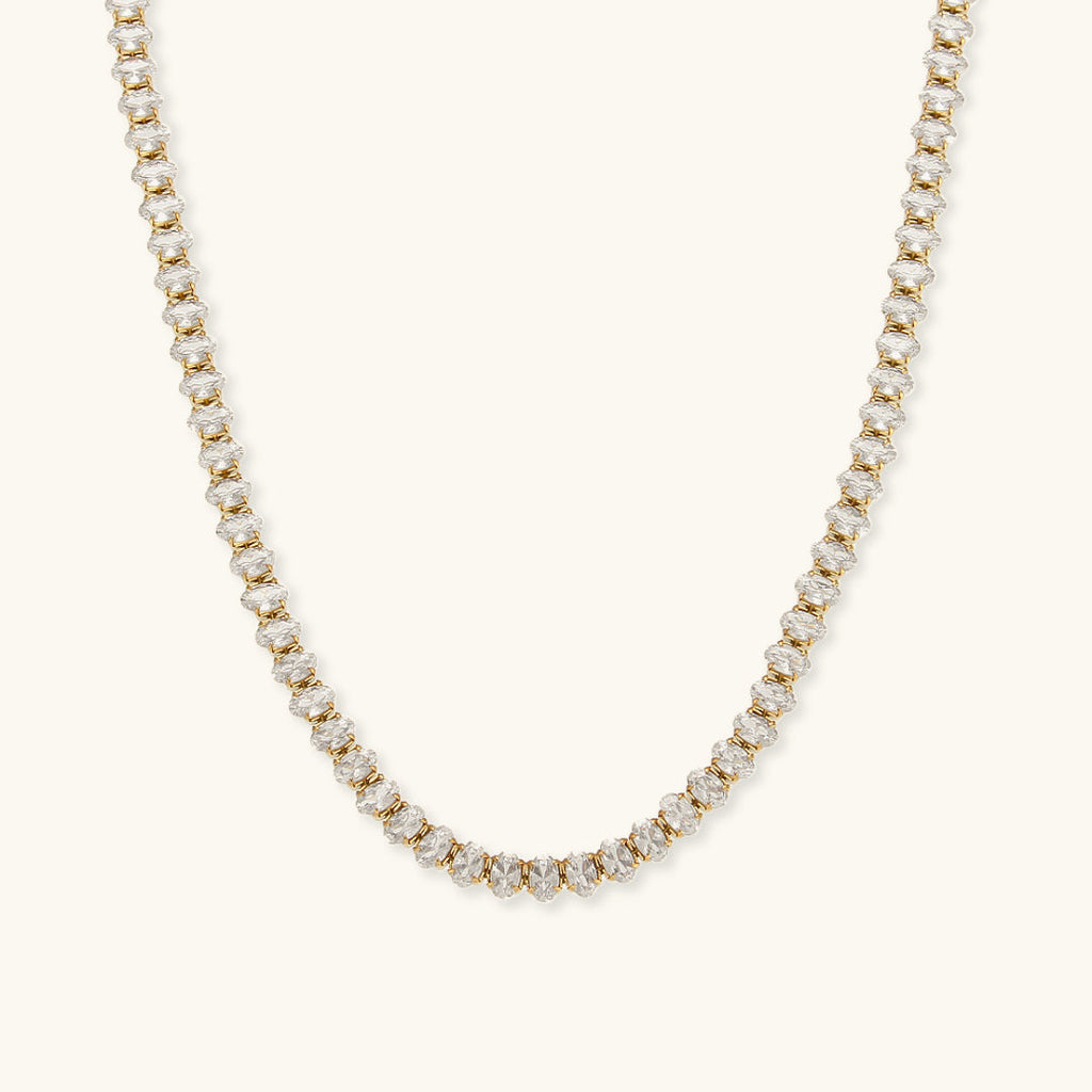 Wisteria Diamante Tennis Colar