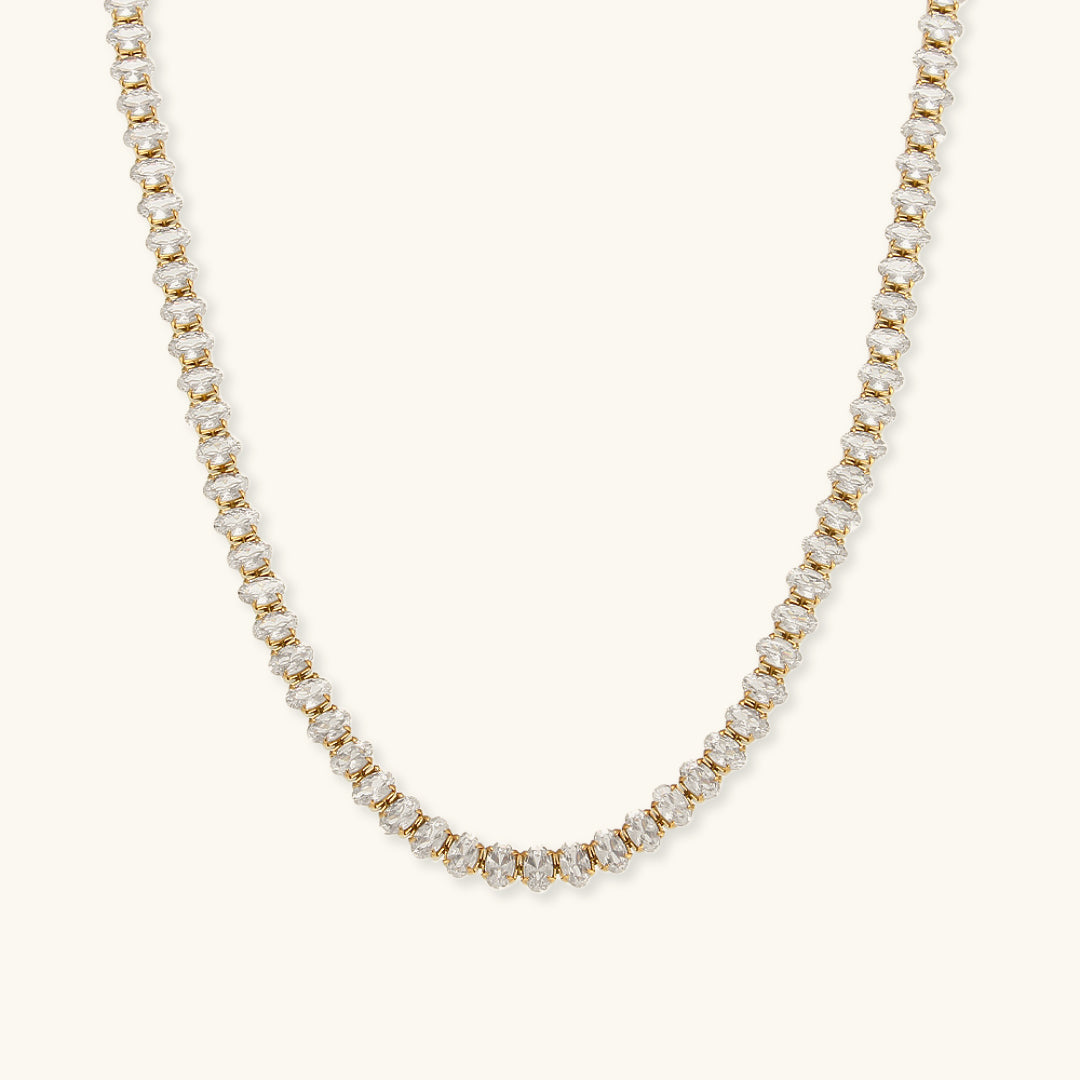 Wisteria Diamante Tennis Colar