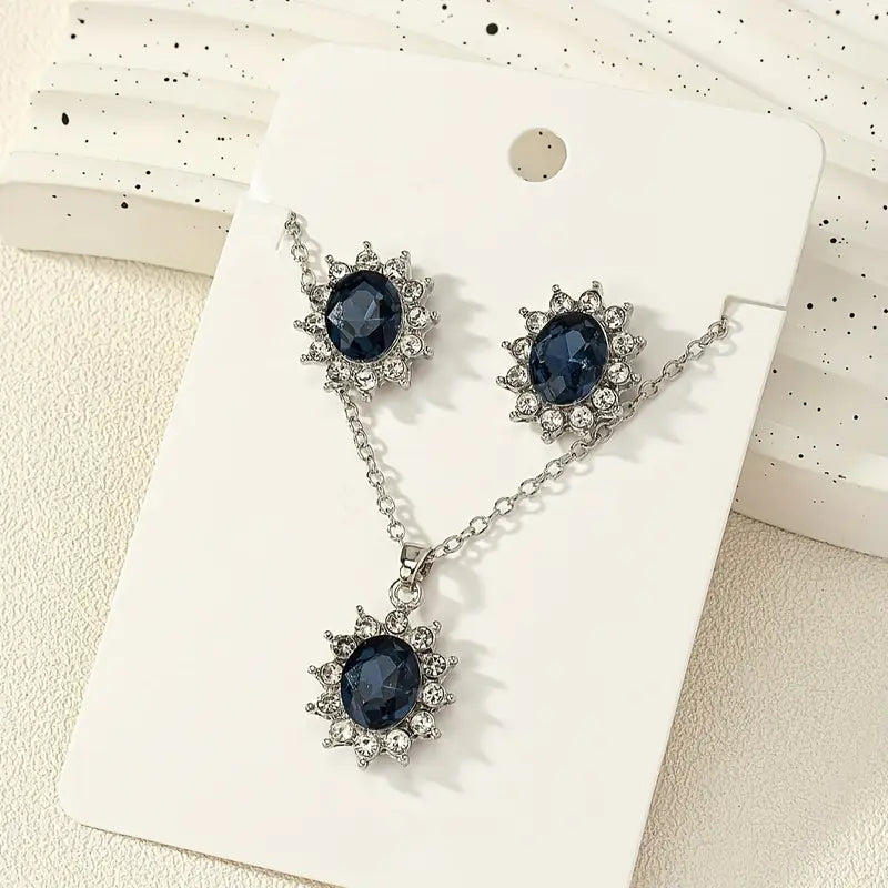 Katya Azuryn Conjunto de Joias | Branco Ouro
