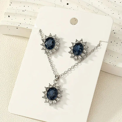Katya Azuryn Conjunto de Joias | Branco Ouro