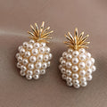 Pérola Pineapple Brincos